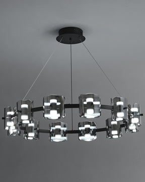 WOMO Circular Glass Chandelier-WM2218