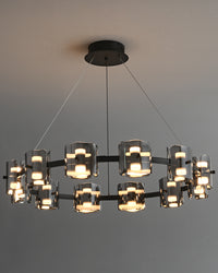 WOMO Modern Candle Round Chandelier-WM2218