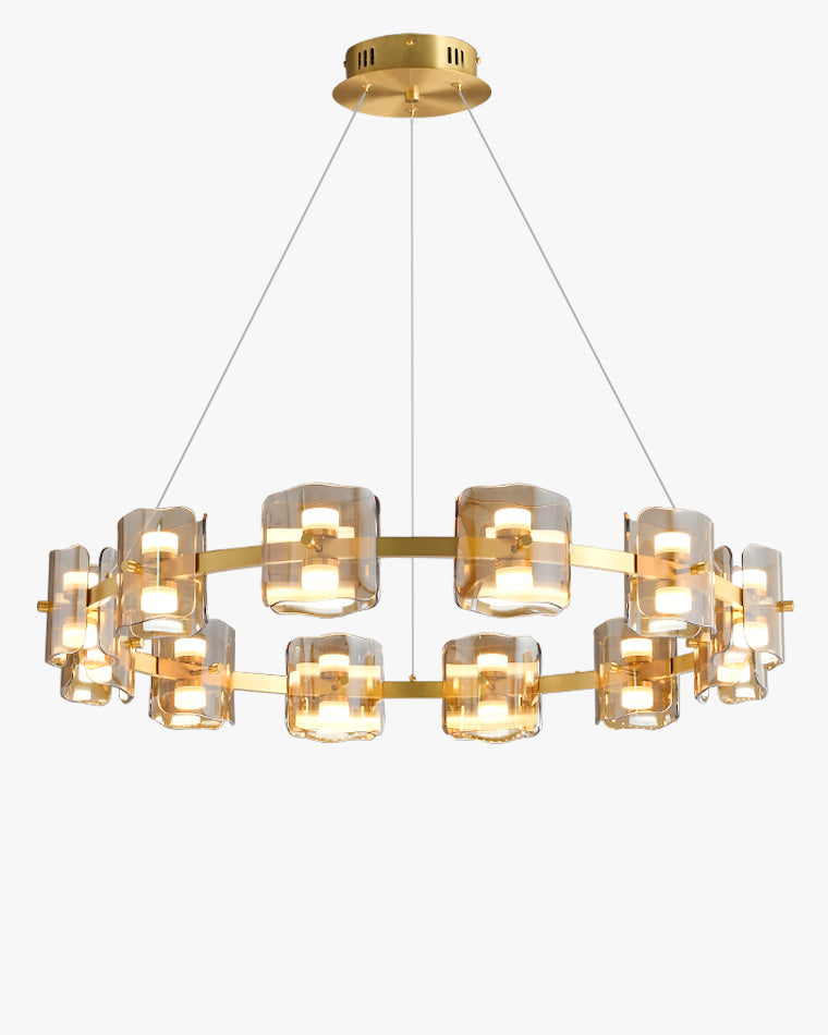 WOMO Circular Glass Chandelier-WM2218