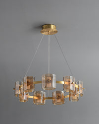 WOMO Modern Candle Round Chandelier-WM2218