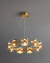 WOMO Modern Candle Round Chandelier-WM2218 thumbnail