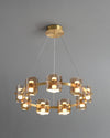 WOMO Modern Candle Round Chandelier-WM2218 thumbnail