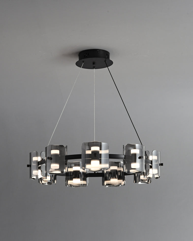 WOMO Circular Glass Chandelier-WM2218