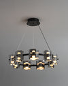 WOMO Modern Candle Round Chandelier-WM2218 thumbnail