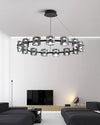 WOMO Modern Candle Round Chandelier-WM2218 thumbnail