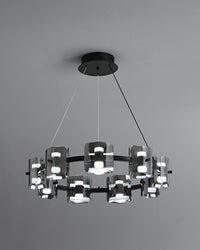 WOMO Modern Candle Round Chandelier-WM2218