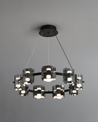 WOMO Modern Candle Round Chandelier-WM2218