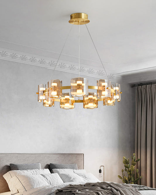 WOMO Modern Candle Round Chandelier-WM2218