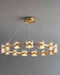 WOMO Modern Candle Round Chandelier-WM2218