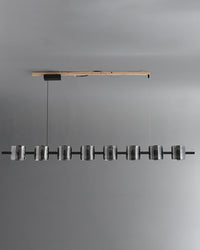 WOMO Glass Brass Linear Chandelier-WM2219B