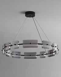 WOMO Modern Tiered Glass Chandelier-WM2220
