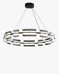 WOMO Modern Tiered Glass Chandelier-WM2220