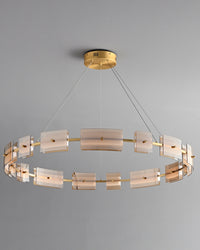 WOMO Modern Tiered Glass Chandelier-WM2220