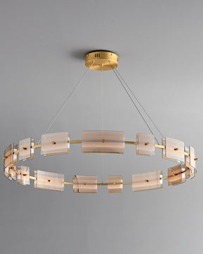 WOMO Tiered Circles Glass Chandelier-WM2220