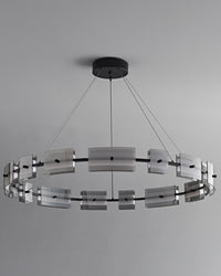 WOMO Modern Tiered Glass Chandelier-WM2220