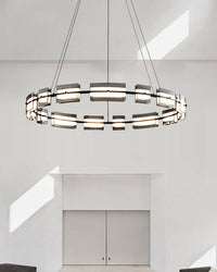 WOMO Modern Tiered Glass Chandelier-WM2220