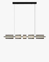 WOMO Amber/Smoked Glass Linear Chandelier-WM2221 thumbnail