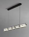 WOMO Amber/Smoked Glass Linear Chandelier-WM2221 thumbnail