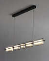 WOMO Amber/Smoked Glass Linear Chandelier-WM2221 thumbnail