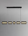WOMO Amber/Smoked Glass Linear Chandelier-WM2221 thumbnail