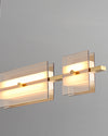 WOMO Amber/Smoked Glass Linear Chandelier-WM2221 thumbnail