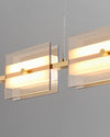 WOMO Amber/Smoked Glass Linear Chandelier-WM2221 thumbnail
