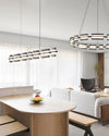WOMO Amber/Smoked Glass Linear Chandelier-WM2221 thumbnail