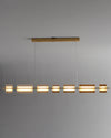 WOMO Amber/Smoked Glass Linear Chandelier-WM2221 thumbnail