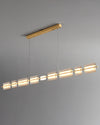 WOMO Amber/Smoked Glass Linear Chandelier-WM2221 thumbnail