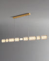 WOMO Amber/Smoked Glass Linear Chandelier-WM2221 thumbnail