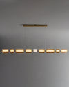 WOMO Amber/Smoked Glass Linear Chandelier-WM2221 thumbnail