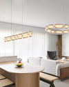 WOMO Amber/Smoked Glass Linear Chandelier-WM2221 thumbnail