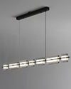 WOMO Amber/Smoked Glass Linear Chandelier-WM2221 thumbnail