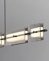 WOMO Amber/Smoked Glass Linear Chandelier-WM2221 thumbnail