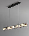 WOMO Amber/Smoked Glass Linear Chandelier-WM2221 thumbnail