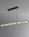 WOMO Amber/Smoked Glass Linear Chandelier-WM2221 thumbnail