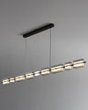 WOMO Amber/Smoked Glass Linear Chandelier-WM2221 thumbnail