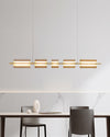 WOMO Amber/Smoked Glass Linear Chandelier-WM2221 thumbnail