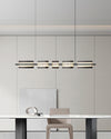 WOMO Amber/Smoked Glass Linear Chandelier-WM2221 thumbnail