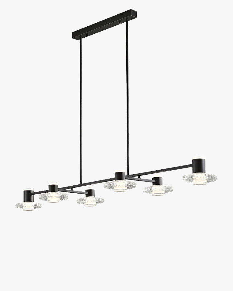 WOMO Black Linear Chandelier-WM2222