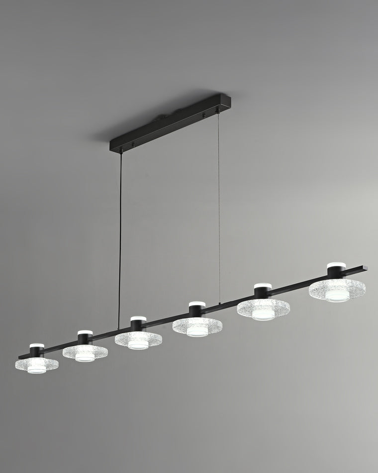 WOMO Black Linear Chandelier-WM2222