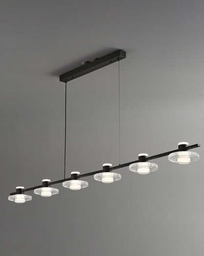 WOMO Black Linear Chandelier-WM2222