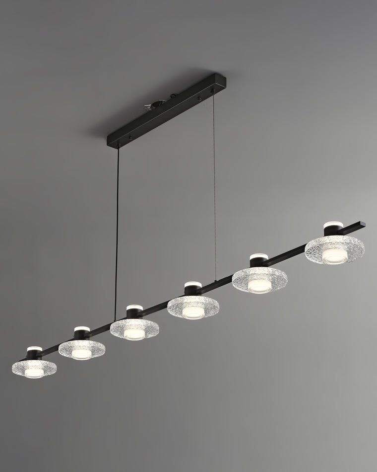 WOMO Black Linear Chandelier-WM2222