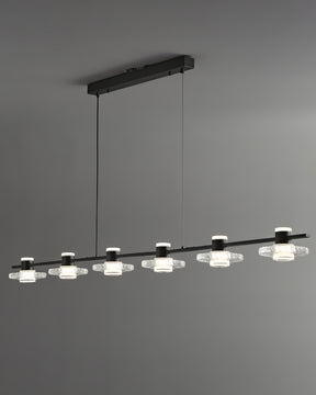 WOMO Black Linear Chandelier-WM2222