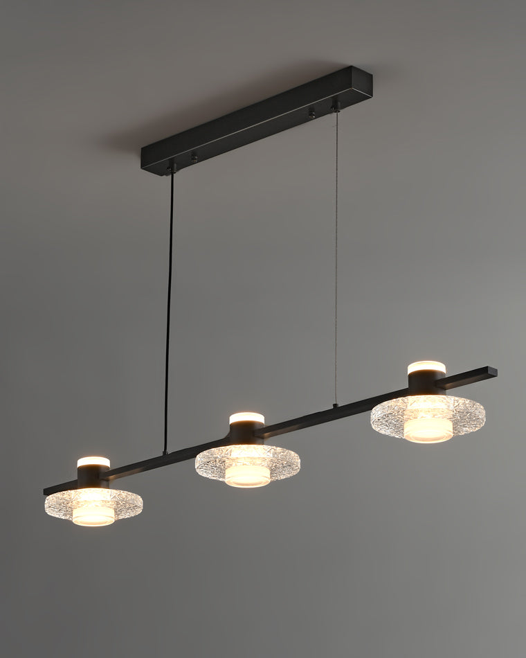 WOMO Black Linear Chandelier-WM2222