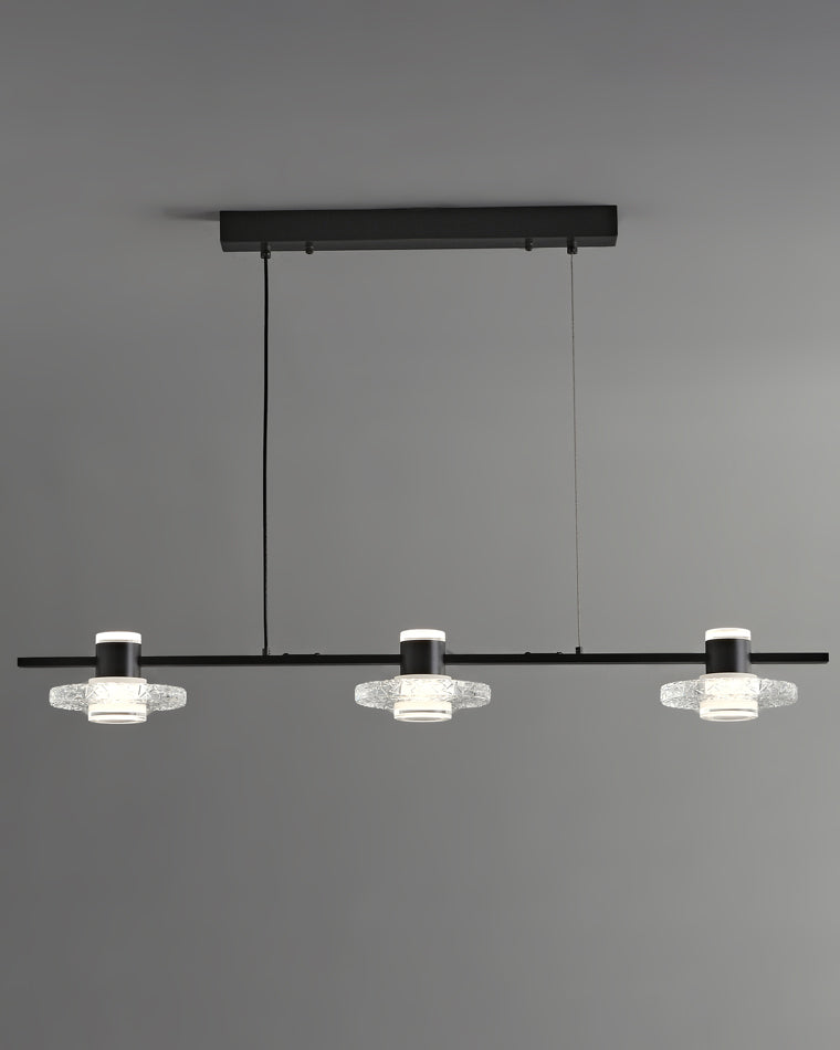 WOMO Black Linear Chandelier-WM2222