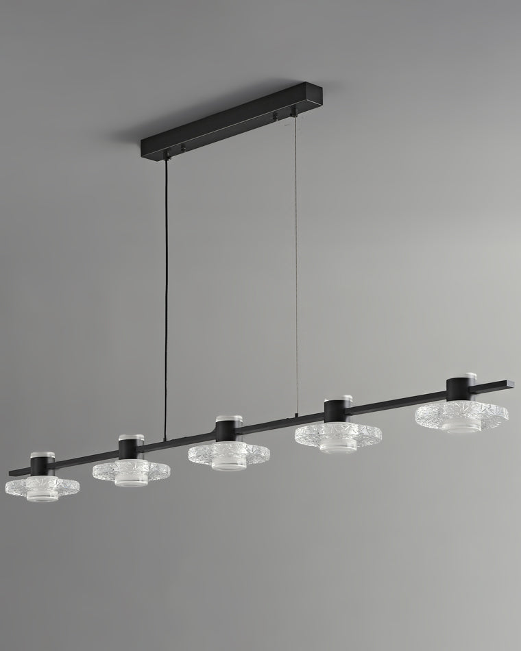 WOMO Black Linear Chandelier-WM2222