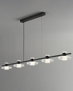 WOMO Black Linear Chandelier-WM2222