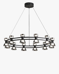 WOMO Modern Pillar Candle Round Chandelier-WM2224