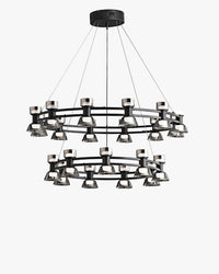 WOMO Modern Pillar Candle Round Chandelier-WM2224